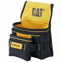 Cheapest 🎁 Sacoche à outils Caterpillar 5 poches Polyester 600D / PVC légère 🤩
