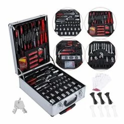 Best Pirce 😍 Valise outils et accessoires Malette en aluminium avec roulettes 899 pièces HobbyTech ⌛