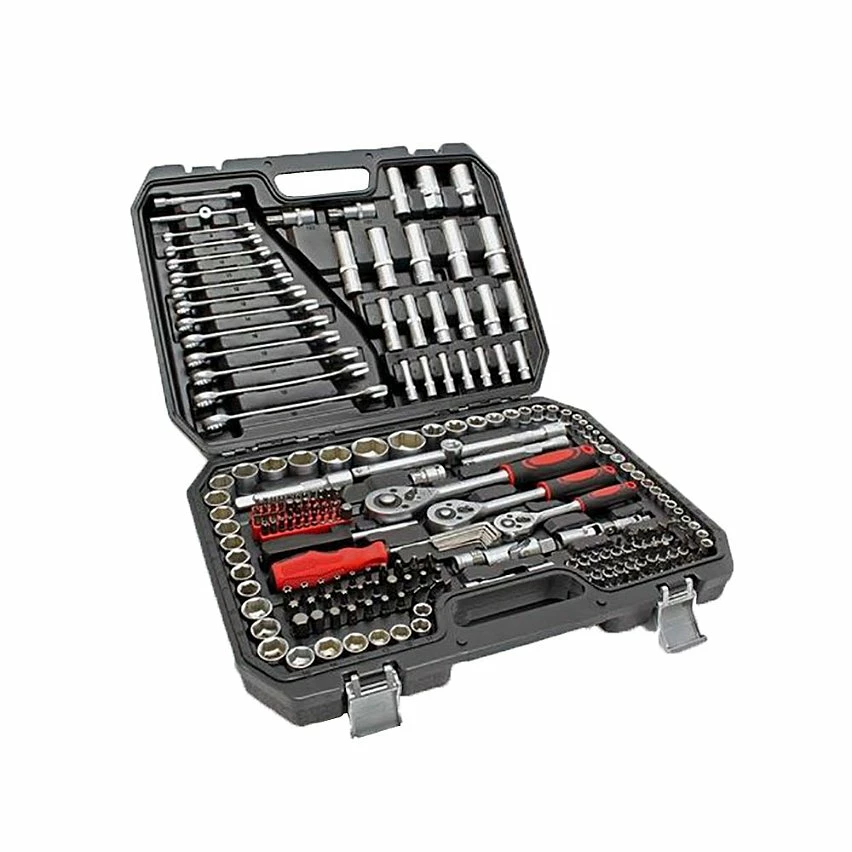 Discount ⭐ Coffret de douilles 1/4", 3/8", 1/2" Mallette multi-outils de 215 pièces Chrome Vanadium HobbyTech 🎁 1 Discount ⭐ Coffret de douilles 1/4", 3/8", 1/2" Mallette multi-outils de 215 pièces Chrome Vanadium HobbyTech 🎁