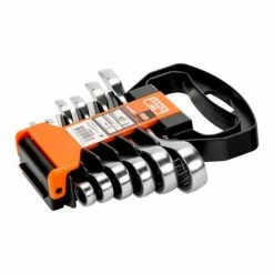 Discount 😀 BAHCO - Jeu de clés mixtes à cliquet série courte - 6 pcs/support en plastique ⌛