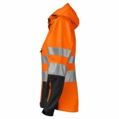 Wholesale 😀 Projob 6423 PARKA HV SOFTSHELL FEMME EN ISO 20471 ✔️ -Pas Cher Facom Magasin 7316220612972 3 1