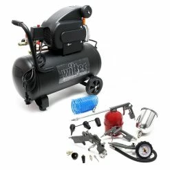 Best Sale 💯 Sans marque Compresseur 50L Set de 13 pièces Air comprimé Outil pneumatique 😍