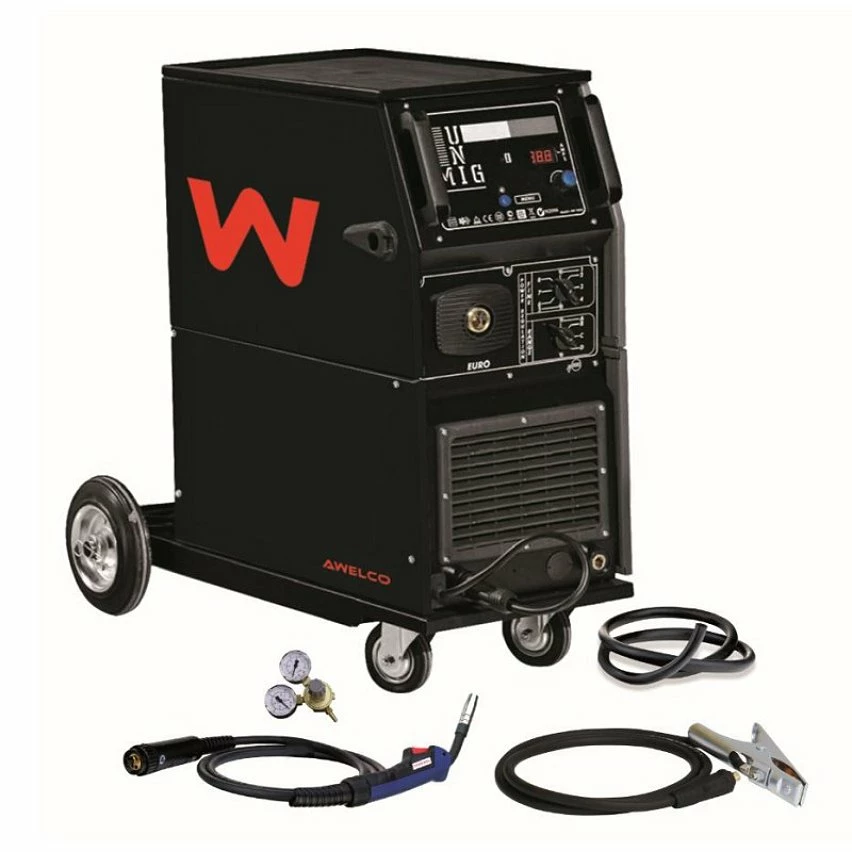 Discount 🧨 Poste à souder MIG MAG Gaz et sans gaz UNIMIG 250 Torche Mig Euro + Réducteur gaz AWELCO Professionnel 😍 1 Discount 🧨 Poste à souder MIG MAG Gaz et sans gaz UNIMIG 250 Torche Mig Euro + Réducteur gaz AWELCO Professionnel 😍
