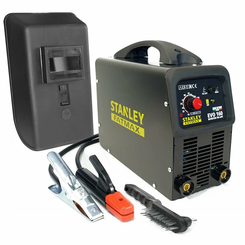 Brand new 🎁 Poste à souder 160A MMA TIG LIFT STANLEY FATMAX EVO160 Professionnel Soudure Acier Inox Fonte Basiques 1.6 - 4 mm 🛒 1 Brand new 🎁 Poste à souder 160A MMA TIG LIFT STANLEY FATMAX EVO160 Professionnel Soudure Acier Inox Fonte Basiques 1.6 - 4 mm 🛒