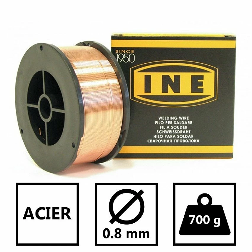 Best deal 🤩 Fil a souder mig Acier 0.8mm 700g soudage SG2 MIG-MAG semi-automatique INE Proweltek 🥰 2 Best deal 🤩 Fil a souder mig Acier 0.8mm 700g soudage SG2 MIG-MAG semi-automatique INE Proweltek 🥰 – Image 2