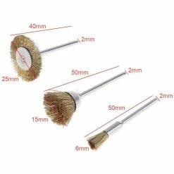Deals ❤️ Tophomer 36pcs Brosse Roue de Polissage à fils d'acier Métal laiton, Brosses Pour Perceuse Outils Fil Inoxydable Métallique Rotatifs 🎉 -Pas Cher Facom Magasin 8414852266996 3