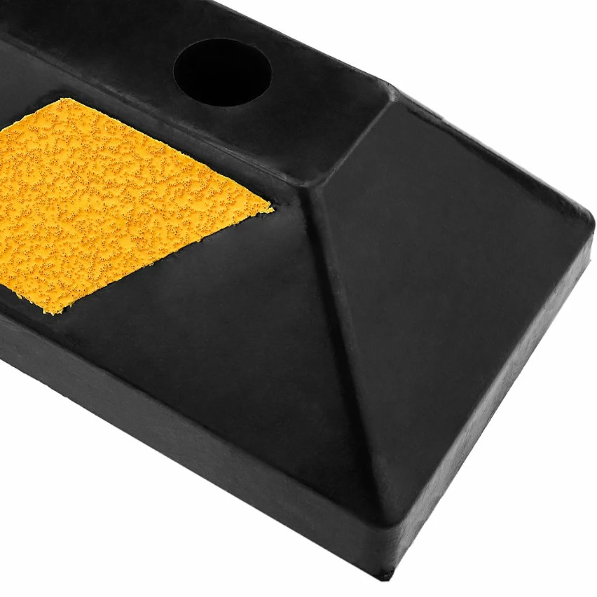 Promo ✔️ PrimeMatik Butoir de stationnement Arrêt roue pour parking en caoutchouc et réflecteurs 55 cm 2-pack 🎁 5 Promo ✔️ PrimeMatik Butoir de stationnement Arrêt roue pour parking en caoutchouc et réflecteurs 55 cm 2-pack 🎁 – Image 5