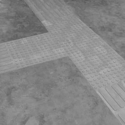 Flash Sale 🔔 PrimeMatik Pavé revêtement de sol tactile pour personnes aveugles 40x40cm avec lignes d'avance gris 10-pack 😉 -Pas Cher Facom Magasin 8434852046381 6 2