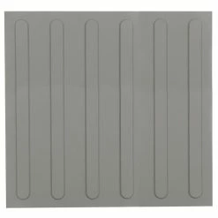 Flash Sale 🔔 PrimeMatik Pavé revêtement de sol tactile pour personnes aveugles 40x40cm avec lignes d'avance gris 10-pack 😉