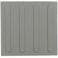 New 💯 PrimeMatik Pavé revêtement de sol tactile pour personnes aveugles 25x25cm avec lignes d'avance gris 10-pack 🔥