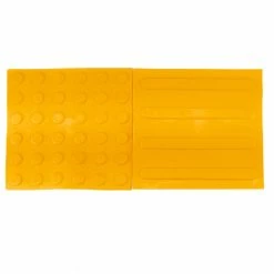 Cheap ❤️ PrimeMatik Pavé revêtement de sol tactile pour personnes aveugles 30x30cm avec cercles arrêt jaune 10-pack 🧨 10 Cheap ❤️ PrimeMatik Pavé revêtement de sol tactile pour personnes aveugles 30x30cm avec cercles arrêt jaune 10-pack 🧨 -Pas Cher Facom Magasin 8434852046442 4