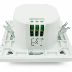 Discount ⭐ BeMatik Détecteur de mouvement intégré mur 80x80mm avec contrôle du temps lumière et distance 😉 -Pas Cher Facom Magasin 8434852055758 3