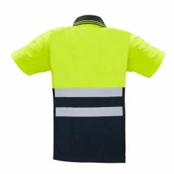 Budget 🎁 PrimeMatik Chemise polo manche courte avec réflexion jaune bleu pour la sécurité d'emploi taille L 👏 -Pas Cher Facom Magasin 8434852085557 6