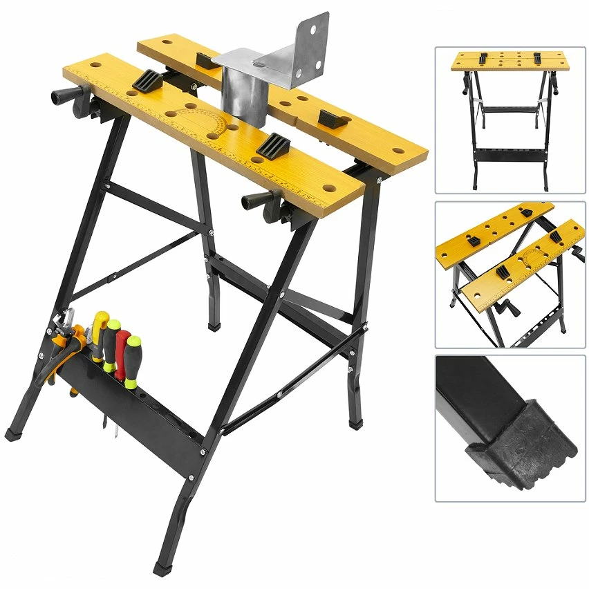 Best Pirce 🧨 PrimeMatik Banc de travail pliant avec étau. Table pliante pour le bricolage. 100 Kg 🛒 3 Best Pirce 🧨 PrimeMatik Banc de travail pliant avec étau. Table pliante pour le bricolage. 100 Kg 🛒 – Image 3