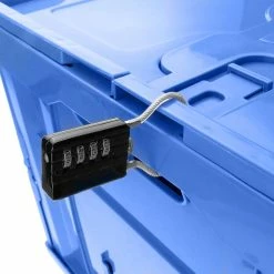 Promo 🎉 PrimeMatik Boîte en plastique EuroBox pliable et empilable. Conteneur en bleu avec couvercle 60x40x32cm 65L 🥰 12 Promo 🎉 PrimeMatik Boîte en plastique EuroBox pliable et empilable. Conteneur en bleu avec couvercle 60x40x32cm 65L 🥰 -Pas Cher Facom Magasin 8434852092746 6 1