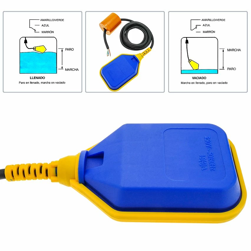 Promo 💯 BeMatik Interrupteur à flotteur contrôleur de niveau d'eau avec câble 2m ⌛ 2 Promo 💯 BeMatik Interrupteur à flotteur contrôleur de niveau d'eau avec câble 2m ⌛ – Image 2
