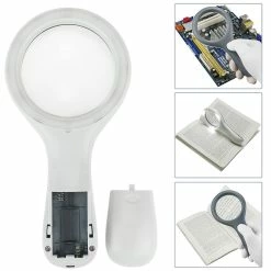 Cheap ⌛ PrimeMatik Loupe à manche avec lumière LED et optique à grossissement 2,5 🤩 -Pas Cher Facom Magasin 8434852112734 3