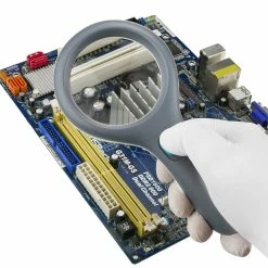 Cheap ⌛ PrimeMatik Loupe à manche avec lumière LED et optique à grossissement 2,5 🤩 -Pas Cher Facom Magasin 8434852112734 5