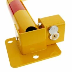 Best deal ⭐ PrimeMatik Barrière de parking stationnement pliable avec serrure 850 mm 😍 -Pas Cher Facom Magasin 8434852130325 6