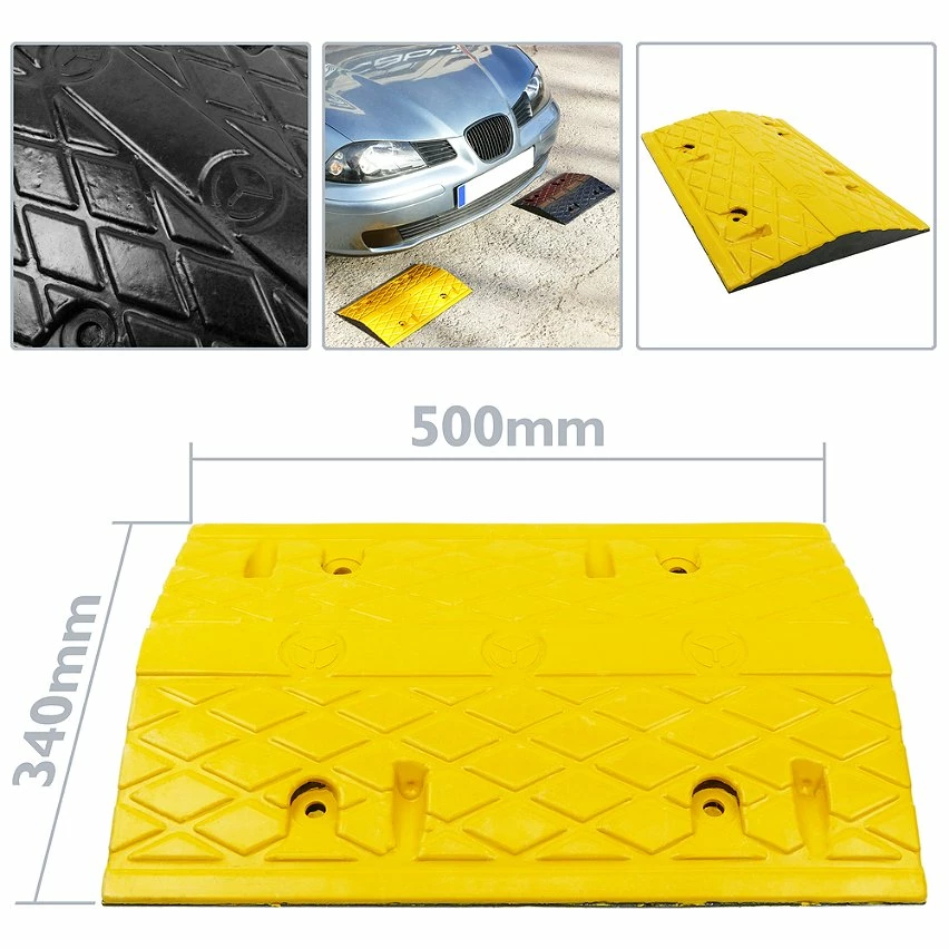 Cheapest 😉 PrimeMatik Ralentisseur paire pour véhicules 500x340x50mm 2-pack 😉 2 Cheapest 😉 PrimeMatik Ralentisseur paire pour véhicules 500x340x50mm 2-pack 😉 – Image 2