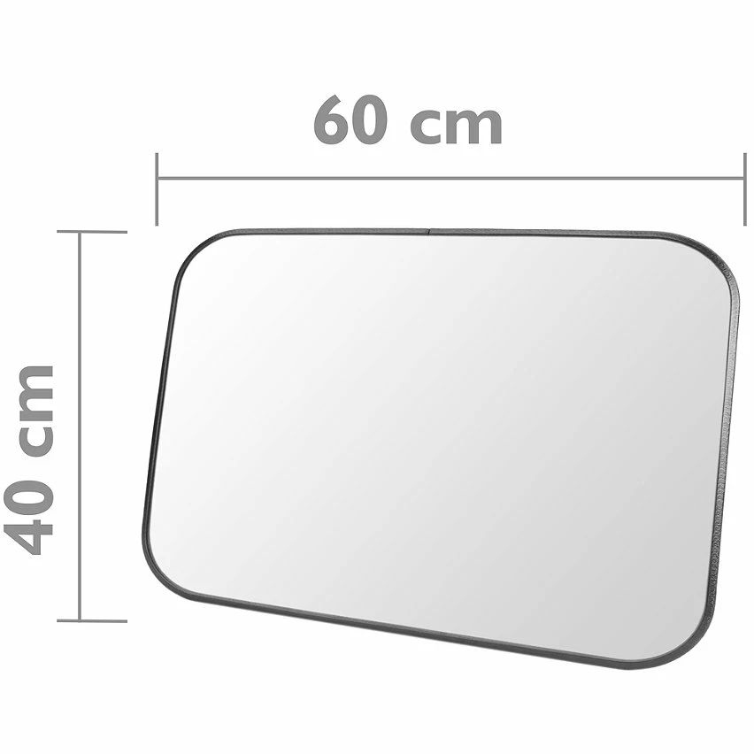 Flash Sale 😉 PrimeMatik Miroir convexe de signalisation de sécurité de forme rectangulaire 60x40 cm ⭐ 2 Flash Sale 😉 PrimeMatik Miroir convexe de signalisation de sécurité de forme rectangulaire 60x40 cm ⭐ – Image 2