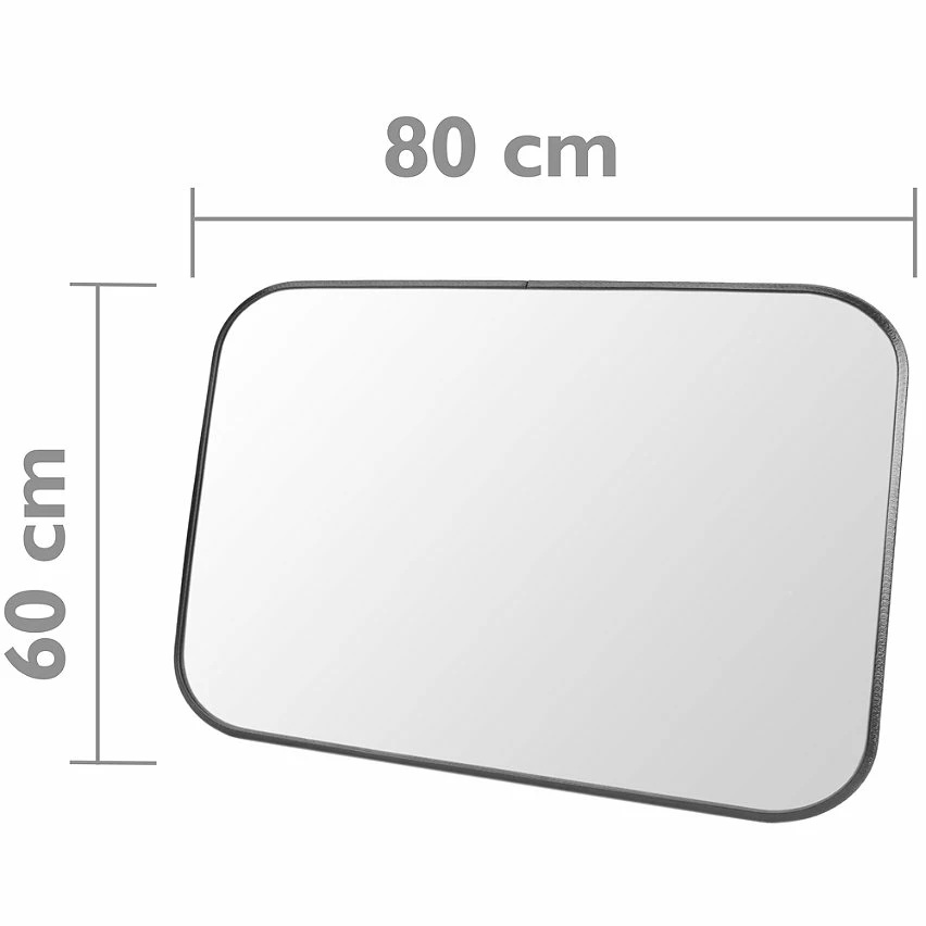 Budget 🔔 PrimeMatik Miroir convexe de signalisation de sécurité de forme rectangulaire 80x60 cm ⌛ 2 Budget 🔔 PrimeMatik Miroir convexe de signalisation de sécurité de forme rectangulaire 80x60 cm ⌛ – Image 2