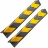 Best deal 🔥 PrimeMatik Protecteur en caoutchouc réfléchissant de 80 cm pour les coins en noir et jaune 2-pack 🎉