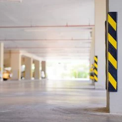 Best deal 🔥 PrimeMatik Protecteur en caoutchouc réfléchissant de 80 cm pour les coins en noir et jaune 2-pack 🎉 -Pas Cher Facom Magasin 8434852165068 5