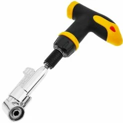 New 😉 BeMatik Tournevis manuel avec design angulaire. Adaptateur hexagonal 1/4 6,35 mm pour mandrin à angle droit et 6 conseils 💯 -Pas Cher Facom Magasin 8434852169738 5