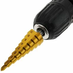 Best Sale 👍 BeMatik Foret à étages spiral pour perceuse et meuleuse 3 pièces hélicoïdales ❤️ -Pas Cher Facom Magasin 8434852169851 4