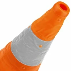Discount 🔥 PrimeMatik Cône de signalisation avec réflecteur et balise pliable 41 cm 👏 -Pas Cher Facom Magasin 8434852171656 7