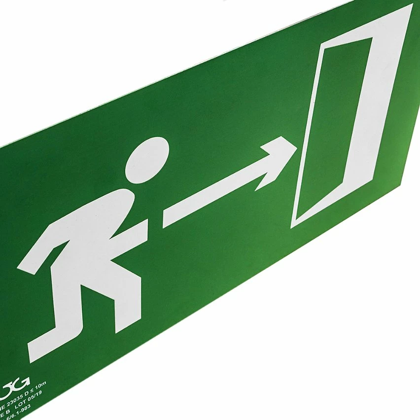 Deals ⭐ PrimeMatik Signe de sortie de secours à droite. Signal d'urgence luminescent de 32 x 16 cm ✨ 5 Deals ⭐ PrimeMatik Signe de sortie de secours à droite. Signal d'urgence luminescent de 32 x 16 cm ✨ – Image 5