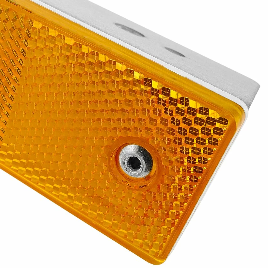 Hot Sale 😀 PrimeMatik Réflecteur routier 18 x 180 mm. Capteurs muraux en métal orange 🔔 6 Hot Sale 😀 PrimeMatik Réflecteur routier 18 x 180 mm. Capteurs muraux en métal orange 🔔 – Image 6