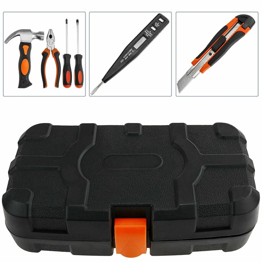 Best deal 💯 PrimeMatik Coffret d'outils de base de 8 pièces. Tournevis, pince, marteau, ruban à mesurer, etc. ✔️ 2 Best deal 💯 PrimeMatik Coffret d'outils de base de 8 pièces. Tournevis, pince, marteau, ruban à mesurer, etc. ✔️ – Image 2