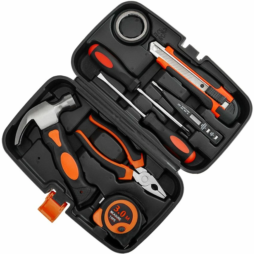 Best deal 💯 PrimeMatik Coffret d'outils de base de 8 pièces. Tournevis, pince, marteau, ruban à mesurer, etc. ✔️ 3 Best deal 💯 PrimeMatik Coffret d'outils de base de 8 pièces. Tournevis, pince, marteau, ruban à mesurer, etc. ✔️ – Image 3