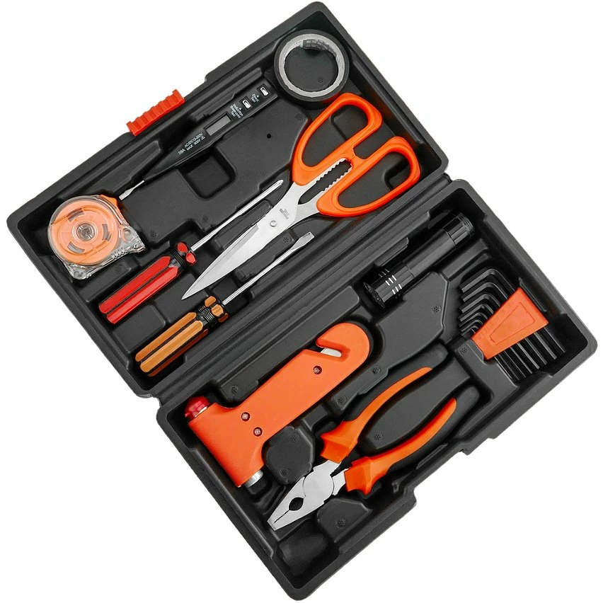 Cheapest ❤️ PrimeMatik Coffret d'outils de base de 10 pièces. Tournevis, pinces, ruban à mesurer, ciseaux, etc. 👍 3 Cheapest ❤️ PrimeMatik Coffret d'outils de base de 10 pièces. Tournevis, pinces, ruban à mesurer, ciseaux, etc. 👍 – Image 3