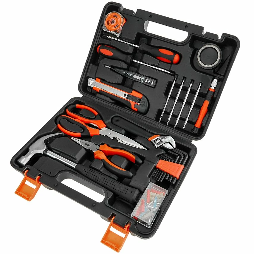 Discount 🧨 PrimeMatik Coffret d'outils de base de 17 pièces. Tournevis, pince, marteau, ruban à mesurer, etc. 💯 1 Discount 🧨 PrimeMatik Coffret d'outils de base de 17 pièces. Tournevis, pince, marteau, ruban à mesurer, etc. 💯