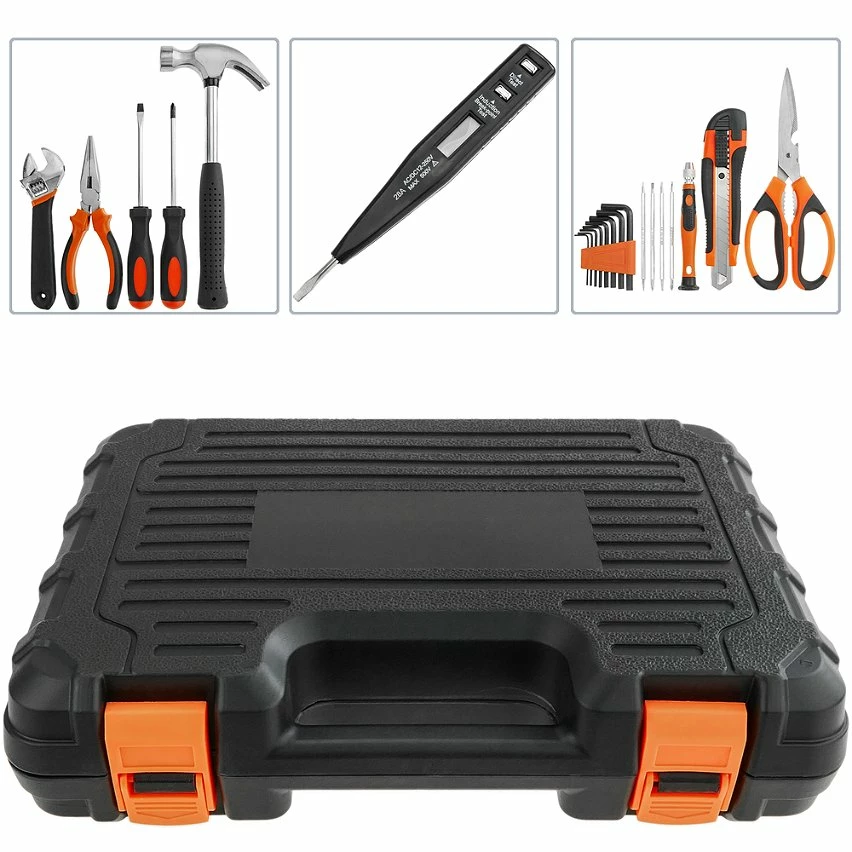 Discount 🧨 PrimeMatik Coffret d'outils de base de 17 pièces. Tournevis, pince, marteau, ruban à mesurer, etc. 💯 2 Discount 🧨 PrimeMatik Coffret d'outils de base de 17 pièces. Tournevis, pince, marteau, ruban à mesurer, etc. 💯 – Image 2