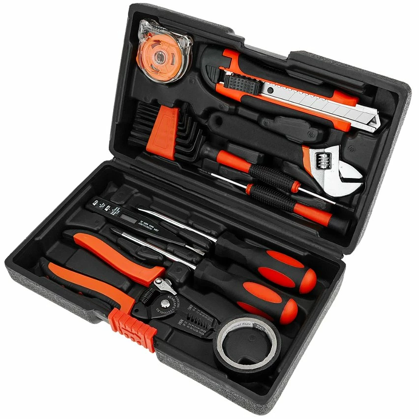 Flash Sale 😀 PrimeMatik Coffret d'outils de base de 11 pièces. Tournevis, pince à dénuder, ruban à mesurer, clé, etc. 🎉 1 Flash Sale 😀 PrimeMatik Coffret d'outils de base de 11 pièces. Tournevis, pince à dénuder, ruban à mesurer, clé, etc. 🎉