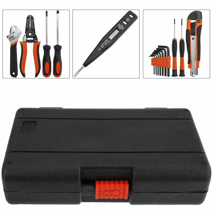 Flash Sale 😀 PrimeMatik Coffret d'outils de base de 11 pièces. Tournevis, pince à dénuder, ruban à mesurer, clé, etc. 🎉 2 Flash Sale 😀 PrimeMatik Coffret d'outils de base de 11 pièces. Tournevis, pince à dénuder, ruban à mesurer, clé, etc. 🎉 – Image 2
