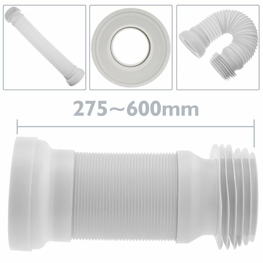 Cheapest ❤️ PrimeMatik Manchon de raccordement WC extensible ∅ 110mm 😀 2 Cheapest ❤️ PrimeMatik Manchon de raccordement WC extensible ∅ 110mm 😀 – Image 2