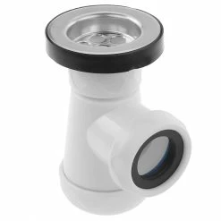 Budget ❤️ PrimeMatik Siphon extensible à bouteille courte avec valve pour évier-bidet 1 "1/4 x ∅ 70 mm ❤️ -Pas Cher Facom Magasin 8434852199018 6 1