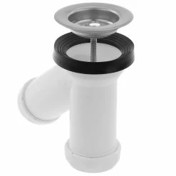 Cheap 👏 PrimeMatik Siphon "Y" compact avec valve pour lavabo-bidet ∅ 40 x 32 mm 🔔 -Pas Cher Facom Magasin 8434852199070 3