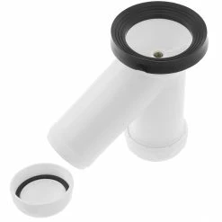 Cheap 👏 PrimeMatik Siphon "Y" compact avec valve pour lavabo-bidet ∅ 40 x 32 mm 🔔 -Pas Cher Facom Magasin 8434852199070 6