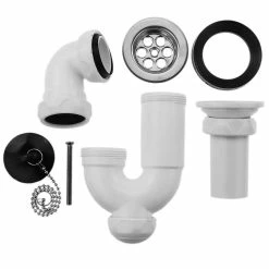 Wholesale 👍 PrimeMatik Siphon courbé extensible pour lavabo-bidet 1 "1/2 x ∅ 70 mm 👍 -Pas Cher Facom Magasin 8434852201315 7