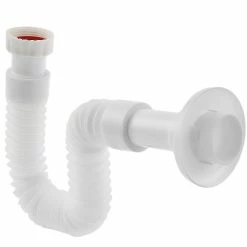 Buy 💯 PrimeMatik Tube flexible blanc pour évier-bidet 1 "1/4 x ∅ 32 - ∅ 40 mm 🎁 -Pas Cher Facom Magasin 8434852201346 3