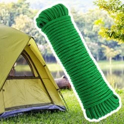 Best Sale 🎁 PrimeMatik Corde tressée à fils multiples PP 20 m x 6 mm verte ❤️ -Pas Cher Facom Magasin 8434852201704 3 1