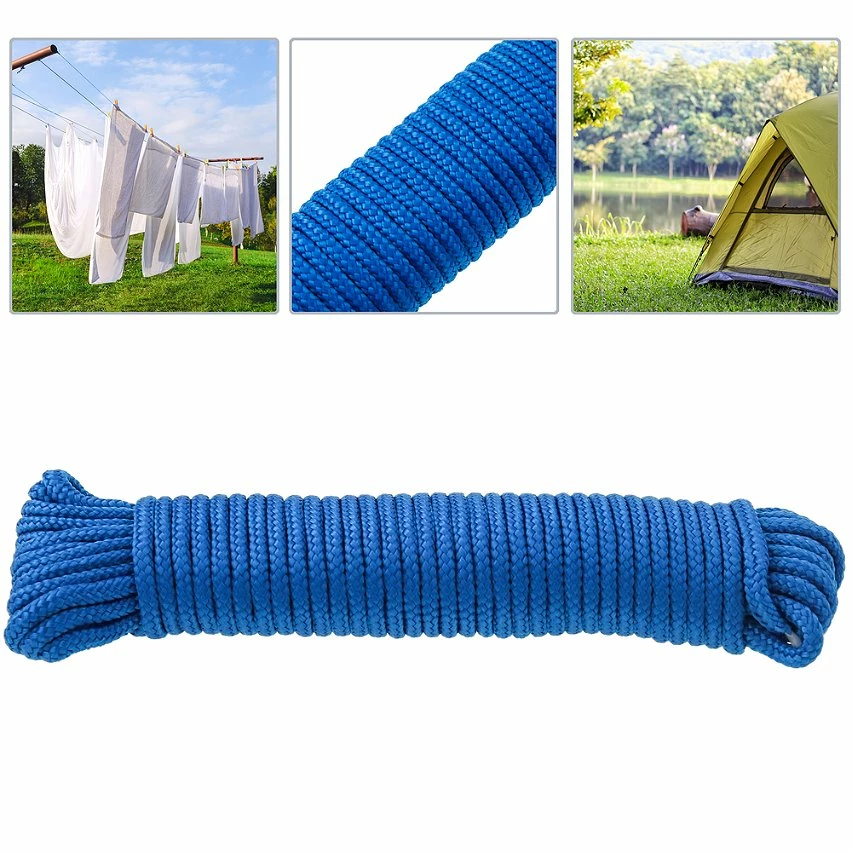 Buy 👍 PrimeMatik Corde tressée à fils multiples PP 10 m x 3 mm bleu ✔️ 2 Buy 👍 PrimeMatik Corde tressée à fils multiples PP 10 m x 3 mm bleu ✔️ – Image 2