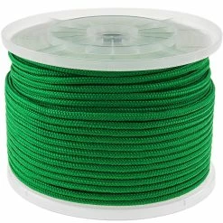 Wholesale 🎁 PrimeMatik Corde tressée à fils multiples PP 100 mx 6 mm verte 😉