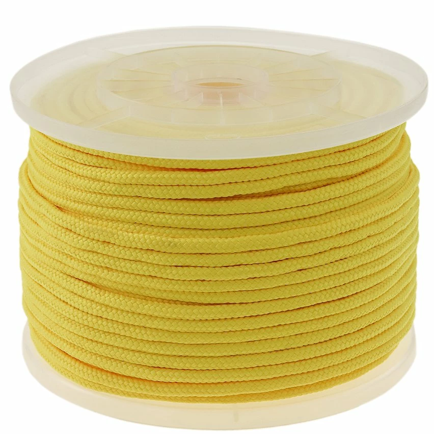 Brand new 🤩 PrimeMatik Corde tressée à fils multiples PP 100 m x 6 mm jaune 🛒 1 Brand new 🤩 PrimeMatik Corde tressée à fils multiples PP 100 m x 6 mm jaune 🛒